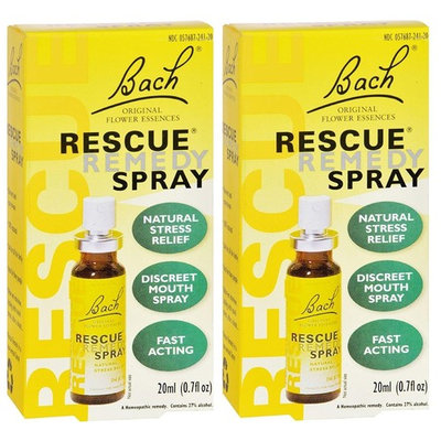 Bach Flower Remedies Essences Rescue Remedy Spray Original Flower -- 0.7 fl oz