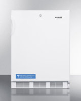 Summit FF7LADA 5.5 Cu. Ft. White Undercounter Compact Refrigerator