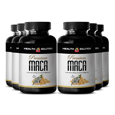 Maca root extract pills - PREMIUM MACA 1300MG - increase fertility (6 Bottles)