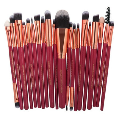 20 Pieces Makeup Brush Set, Staron Makeup Brushes Kit Foundation Face Eye Shadow Eyeliner Blush Lip Cosmetic Powder Cosmetics Blending Makeup Brush Tool