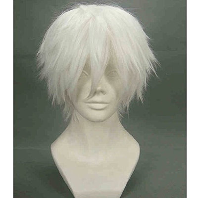Mainlead Tokyo Ghoul Tokyo Guru Kaneki Ken Cosplay Halloween Wig Silver White