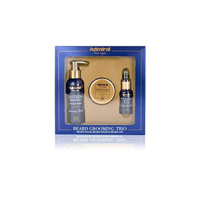 Admiral Male Grooming Beard Grooming Trio, 1.0 Ounce