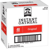 Pepsi Quaker Instant Oatmeal, Original, 48 Count