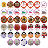 Perfect Samplers Flavored Coffee Single Serve Cups For Keurig K cup Brewers Variety Pack Sampler, 40 count (Flavored Sampler)