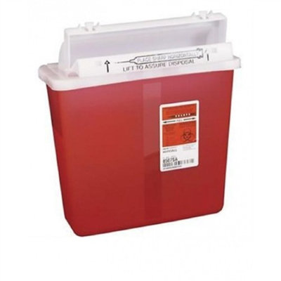 Sharps Container, SharpStar, 5 Quart, Red, In-Room Multipurpose, 8507SA - Each