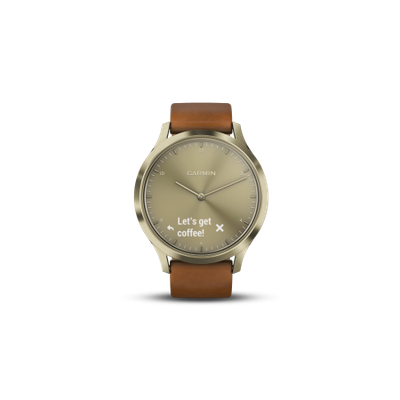 Garmin vivomove HR Gold Stylish Hybrid Smartwatch