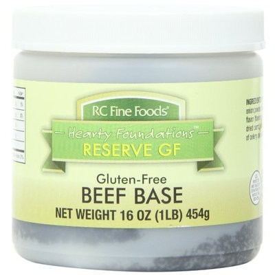 RC Fine Foods Hearty Foundations Reserve Gluten Free Soup Base, Beef, 1 Pound