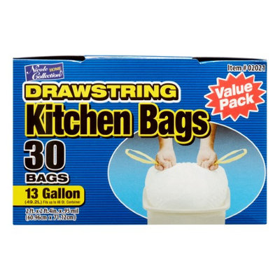 Nicole Home Collection 02021 13 Gallon Tall Kitchen DrawStorageing Trash Bags - 360 Per Case