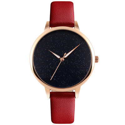 AGPtek Fashion Women Quartz Casual Watch with Leather Strap Quartz Wrist Watches