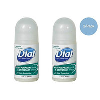DIAL PROFESSIONAL Hypoallergenic Anti-perspirant & Deodorant CRYSTAL BREEZE 24 Hour Protection 1.5 FL OZ (44 ml) 2-PACK