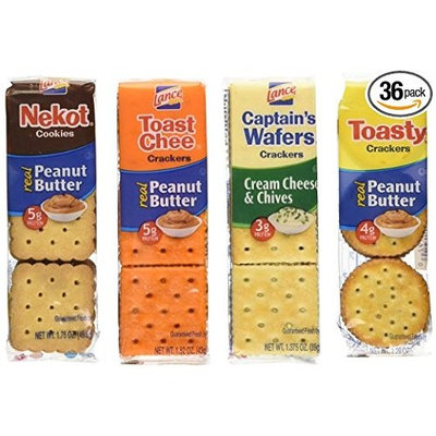 Lance Cookie/Cracker Variety, 36 Count (pack of 2)