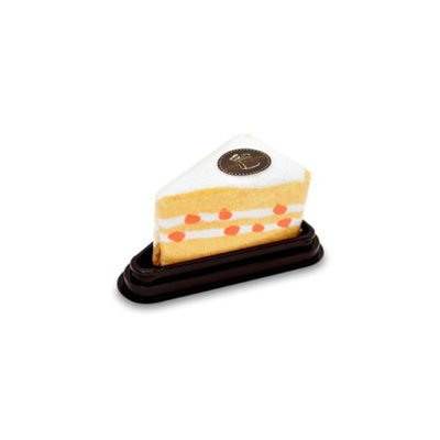 Couture Towel CT-PATC001205 12 x 11 in. Peach Cream Chiffon Cake Towel Mellow Yellow & White