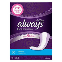 2 Pack - Always Xtra Protection Daily Liners, Regular, 50 Each