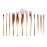 AutumnFall Makeup Brushes, Premium Synthetic Kabuki Makeup Brush Set Foundation Eyeshadow Blush Concealer Powder Brush Kit (RoseG