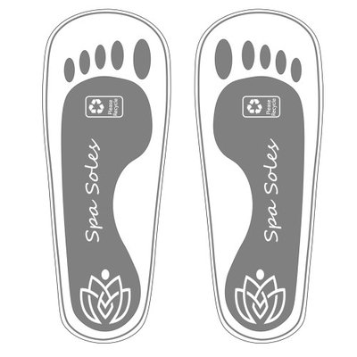Ecv Brands Disposable Stick On Feet Pad Spa Soles Tanning Sandals - 100 Pair