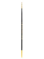 Silver Brush Renaissance Series Long-Handle Paint Brush 7102, Size 0, Bright Bristle, Sable Hair, Multicolor