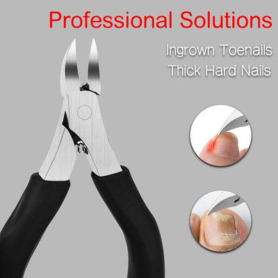 Ingrown Toenail clippers , Used For Thick Toenails 、Fungi Toenails 、Ingrown Toenails. Long Handle, Leather Packaging, Safe Storage