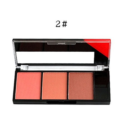 RainBabe 3 Color Foundation Repair Capacity Concealer Dark Circles Freckles Blush Palette