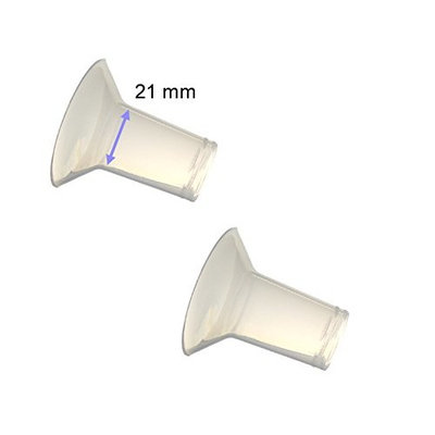 Maymom Flange Inserts for Freemie Flanges (21 mm); Small Inserts for Freemie Collection Cups