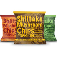 R.i.t. Co. Inc Yuguo Farms Shiitake Mushroom Chips, Variety Pack