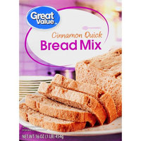 Great Value Cinnamon Quick Bread Mix, 16 oz