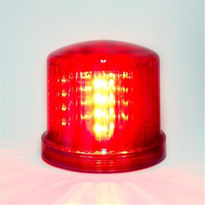 Fortune Products Fortune PL-300RJ Battery Powered Ultra Bright LED Standard Police Beacon, 5 Diameter x 5 Height, R