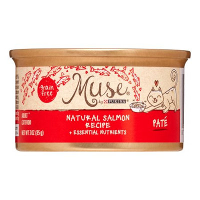Muse by Purina Natural Salmon Recipe Cat Food, 3 oz.