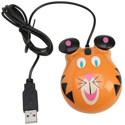 Califone Animal-Themed Computer Mouse, Tiger
