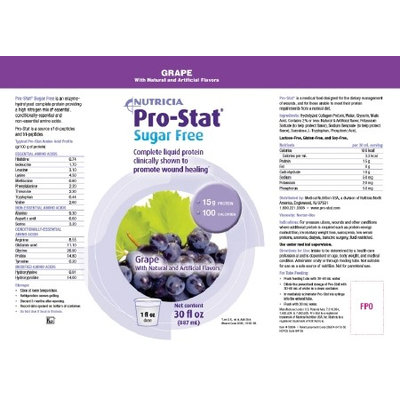 Nutricia North America Nutricia ProStat 64 Sugar Free Grape Liquid Protein - 30 oz 10 Pack