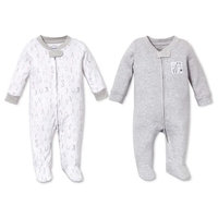Lamaze Baby Organic 2 pc Sleep N' Play Set - Gray NB