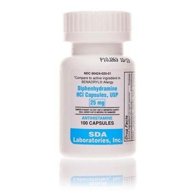 DIPHENHYD HCL CP 25MG Q/P 100