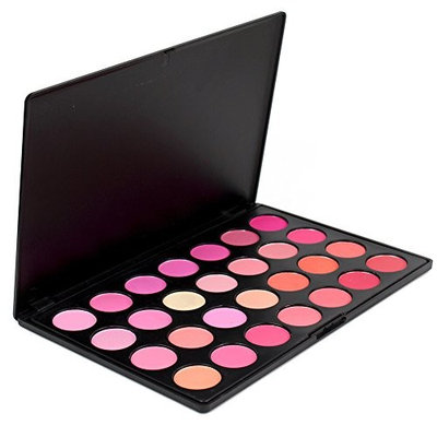 PhantomSky 28 Color Powder Blush / Blusher Makeup Palette Contouring Kit - Perfect for Professional and Daily Use