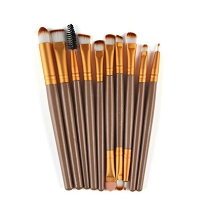 CMrtew 10PCS Makeup Brushes Set, CMrtew Makeup Brushes Foundation Powder Cream Blush Brush Kits (G