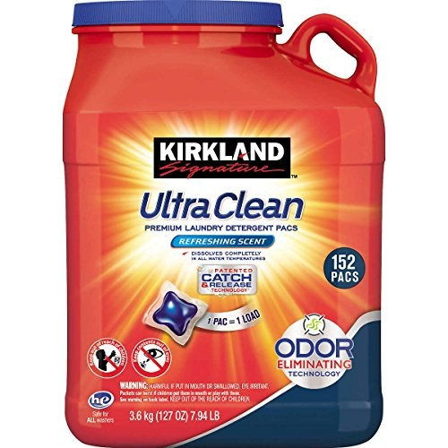Kirkland Signature Ultra Clean Laundry Detergent (152 Pacs) Reviews 2019