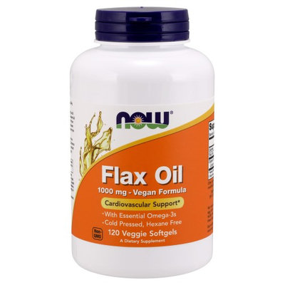 Flax Oil 1,000 mg Now Foods 120 VegGel