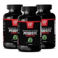 Probiotic gas relief - ADVANCED BLENDED PROBIOTIC COMPLEX - Eat healthy - 3 Bottles 180 capsules