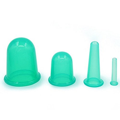 4 Size Medical Silicone Massage Cup Therapy Slimming Vacuum Body Facial Anti Cellulite Cupping for Body Pain Relief