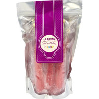 Red Strawberry Rock Candy Sticks 12 Count