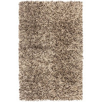 2' x 3' Sencilla Elegancia Light Tan and Ivory Hand Woven Area Throw Rug