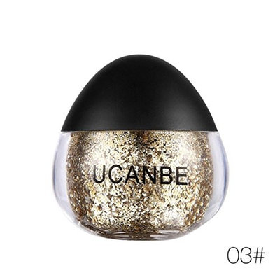 Glitter Eyeshadow - Shimmer Powder for Eyeshadow, Makeup, Nail Art (C)