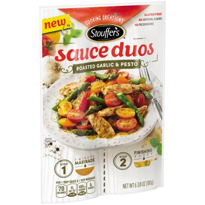 Nestle Usa/stouffer's Entrees STOUFFER'S Cooking Creations Roasted Garlic & Pesto Sauce Duos 6.38 oz Pack