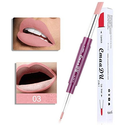 Creazy CmaaDu Double-end Lasting Lipliner Waterproof Lip Liner Stick Pencil 6 Color