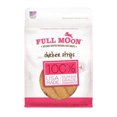 Full Moon Chicken Strip Dog Treats, 3 oz