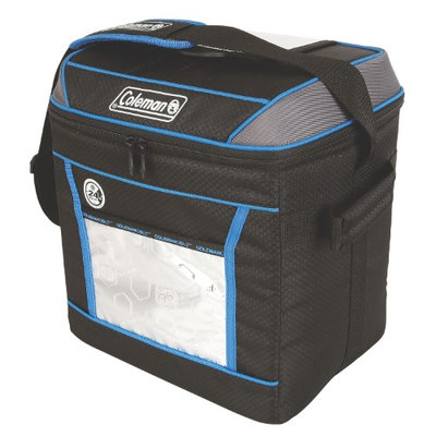 Coleman Cooler Soft 30 Can 24hr Liner Blu Soft Cooler