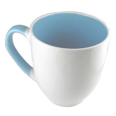 Mad Stylz Stoneware Coffee Mug 16 oz - Baby Blue