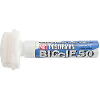 Zig Posterman Biggie 50mm Tip Marker-White 6PK
