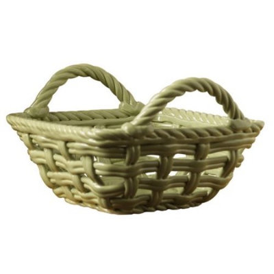 Tabletops Gallery Woven Square Bread Basket