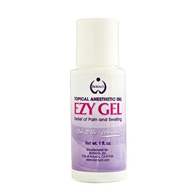 BioTouch Permanent Makeup Topical Anesthetic EZY GEL 1 oz Maximum Strength Numbing Gel for Microblading and Cosmetic Tattoo