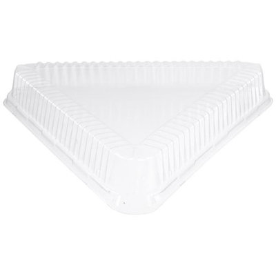 WNA ATR16dm 16 in. CaterLine Plastic Triangle Tray Dome Lid - Clear