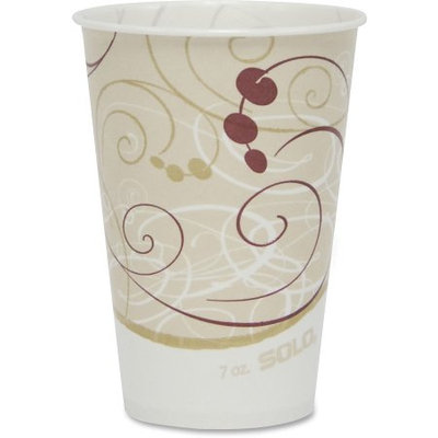 Solo Cup Company Symphony 7-oz. Wax-Coated Paper Cold Cup, 2,000 Cups (SCC R7NSYM)